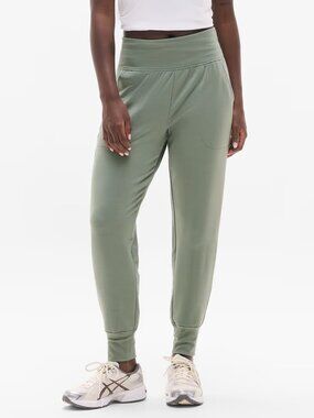 New Athleta M Coaster Luxe Jogger Cacti Green Medium Regular